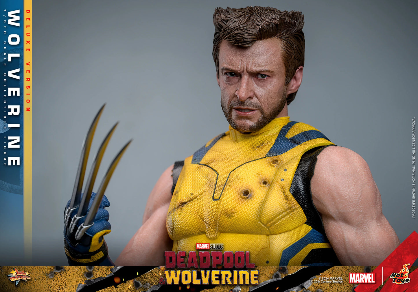 HOT TOYS MARVEL'S DEADPOOL & WOLVERINE - WOLVERINE 1/6 (DELUXE VERSION) MMS754 (PRE-ORDER)