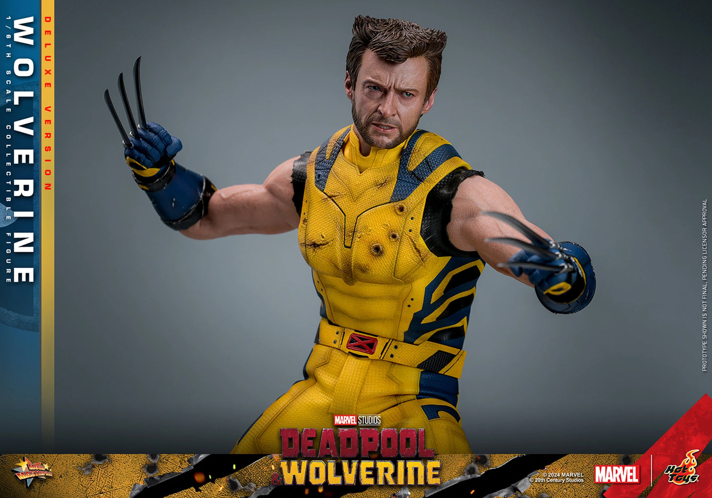 HOT TOYS MARVEL'S DEADPOOL & WOLVERINE - WOLVERINE 1/6 (DELUXE VERSION) MMS754 (PRE-ORDER)