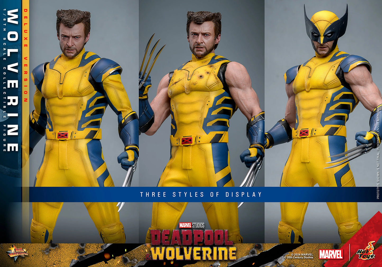 HOT TOYS MARVEL'S DEADPOOL & WOLVERINE - WOLVERINE 1/6 (DELUXE VERSION) MMS754 (PRE-ORDER)