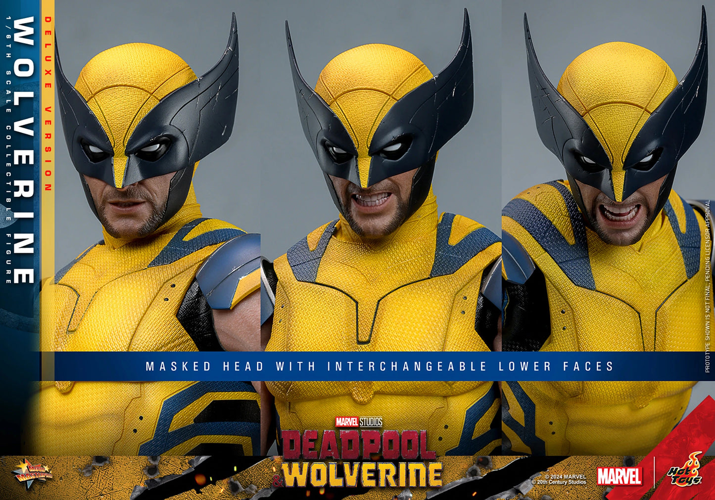 HOT TOYS MARVEL'S DEADPOOL & WOLVERINE - WOLVERINE 1/6 (DELUXE VERSION) MMS754 (PRE-ORDER)