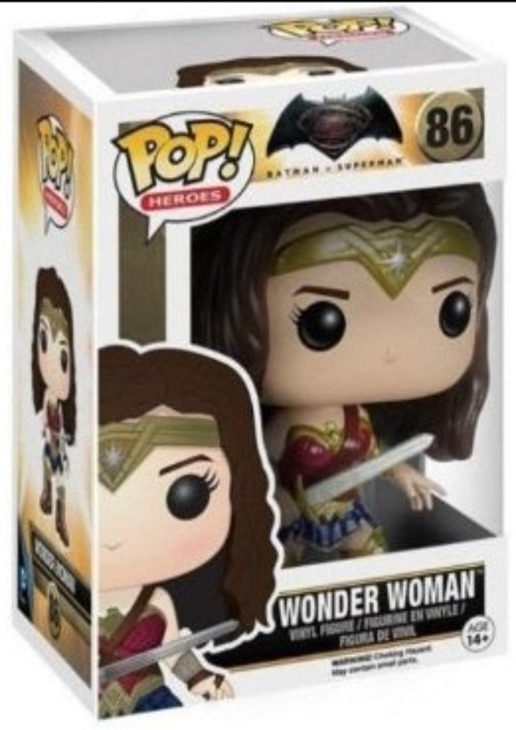 WONDER WOMAN #86 FUNKO POP! FIGURE HEROES BATMAN V. SUPERMAN