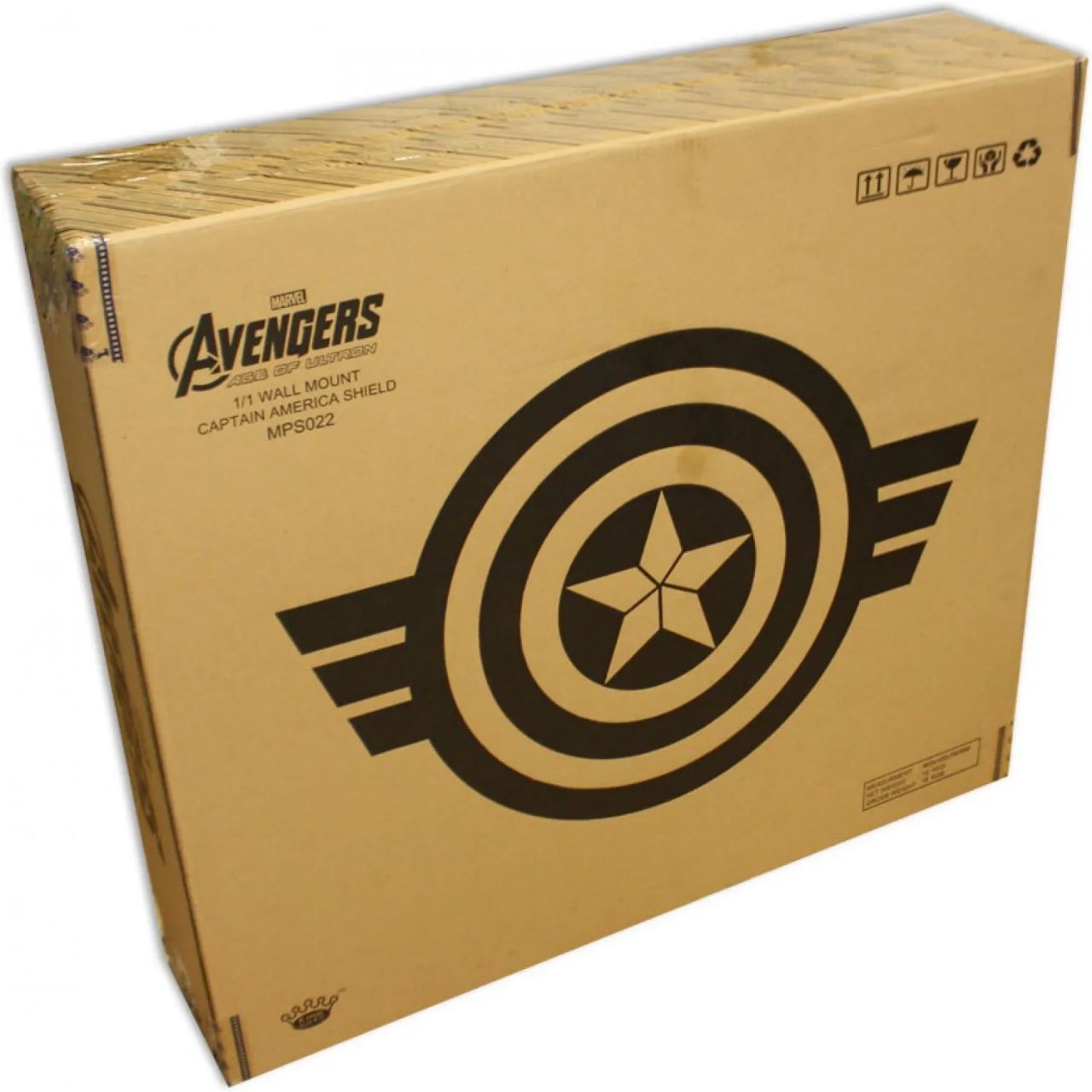 KING ARTS Avengers 2 Captain America Metal Shield Hang Wall 1/1 - MPS022 - Anotoys Collectibles