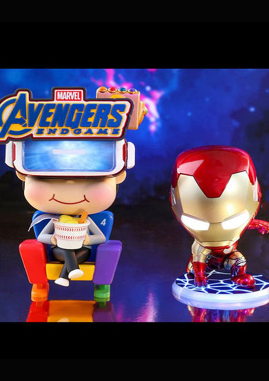 MOVBI & IRON MAN COSBABY (S) BOBBLE-HEAD COLLECTIBLE SET - COSB553 - Anotoys Collectibles