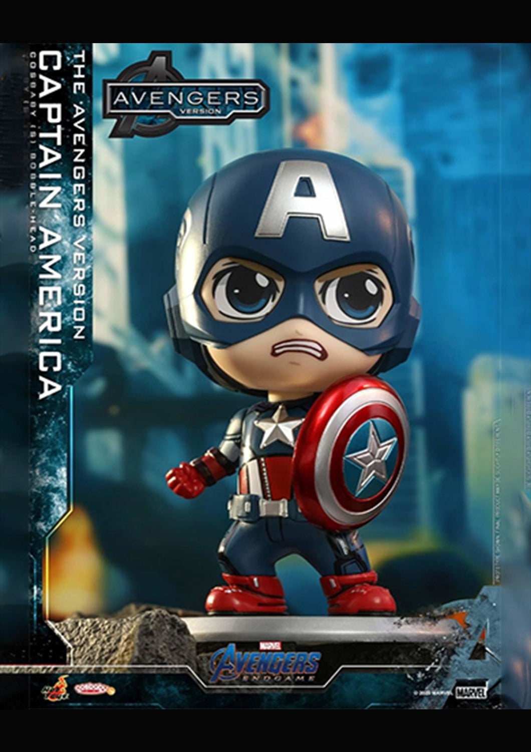COSBABY AVENGERS ENDGAME CAPTAIN AMERICA (THE AVENGERS VERSION) BOBBLE-HEAD COSB781 - Anotoys Collectibles
