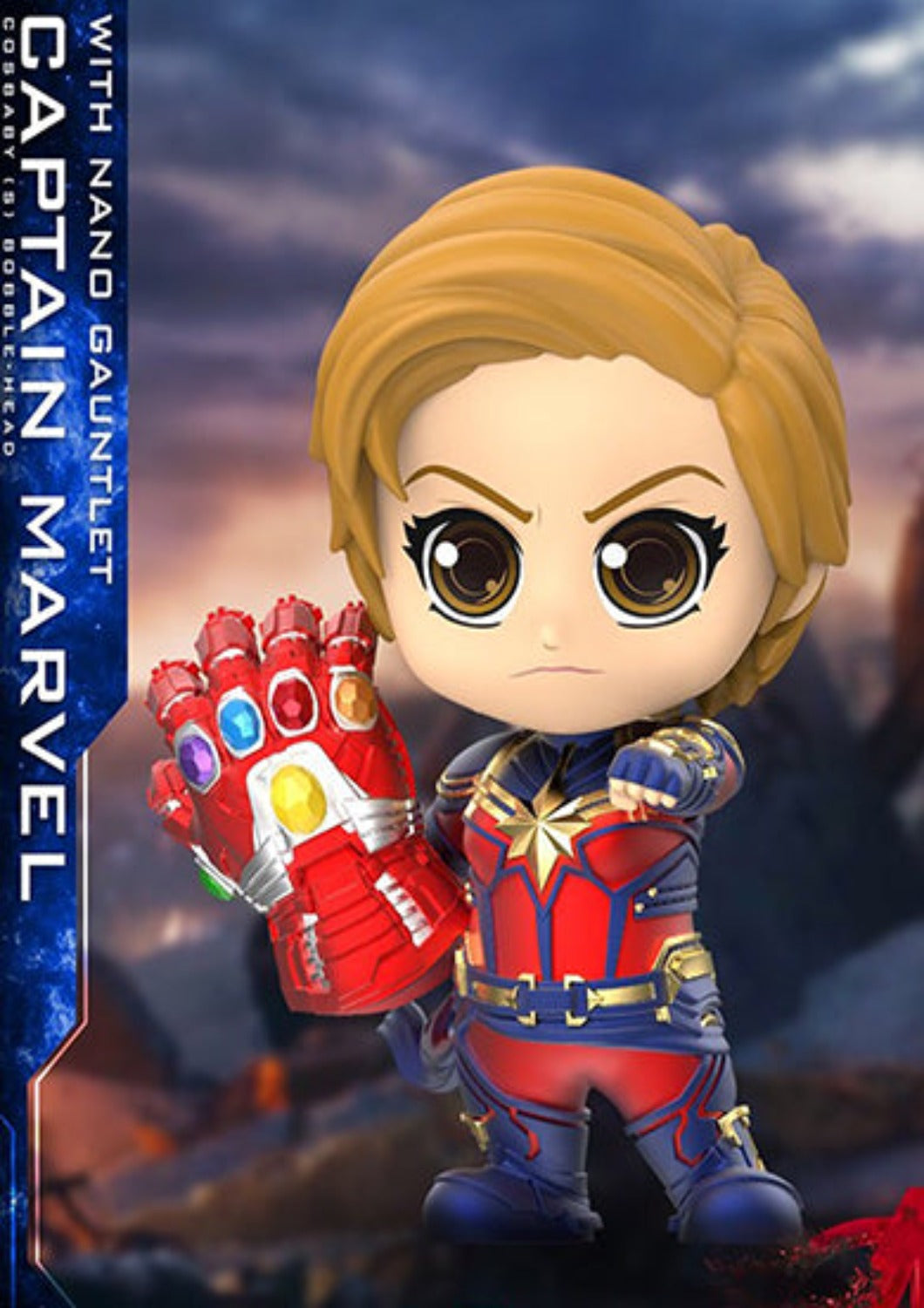 CAPTAIN MARVEL WITH NANO GAUNTLET