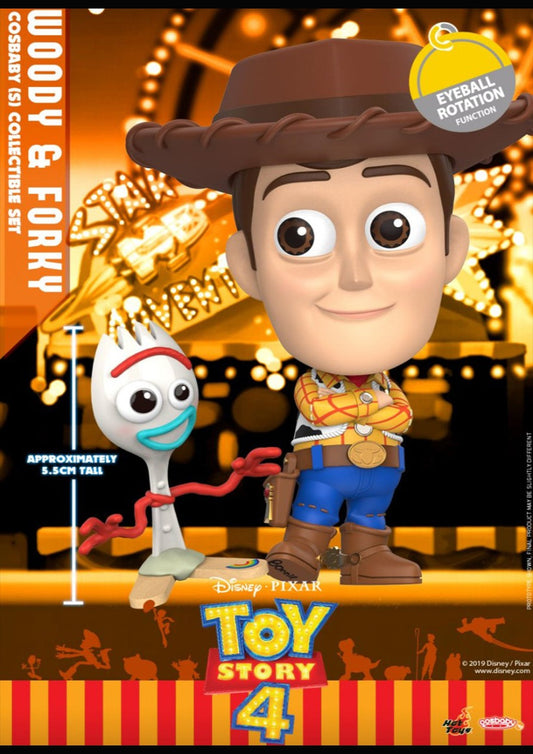 COSBABY WOODY & FORKY COLLECTIBLE SET - COSB602 - Anotoys Collectibles