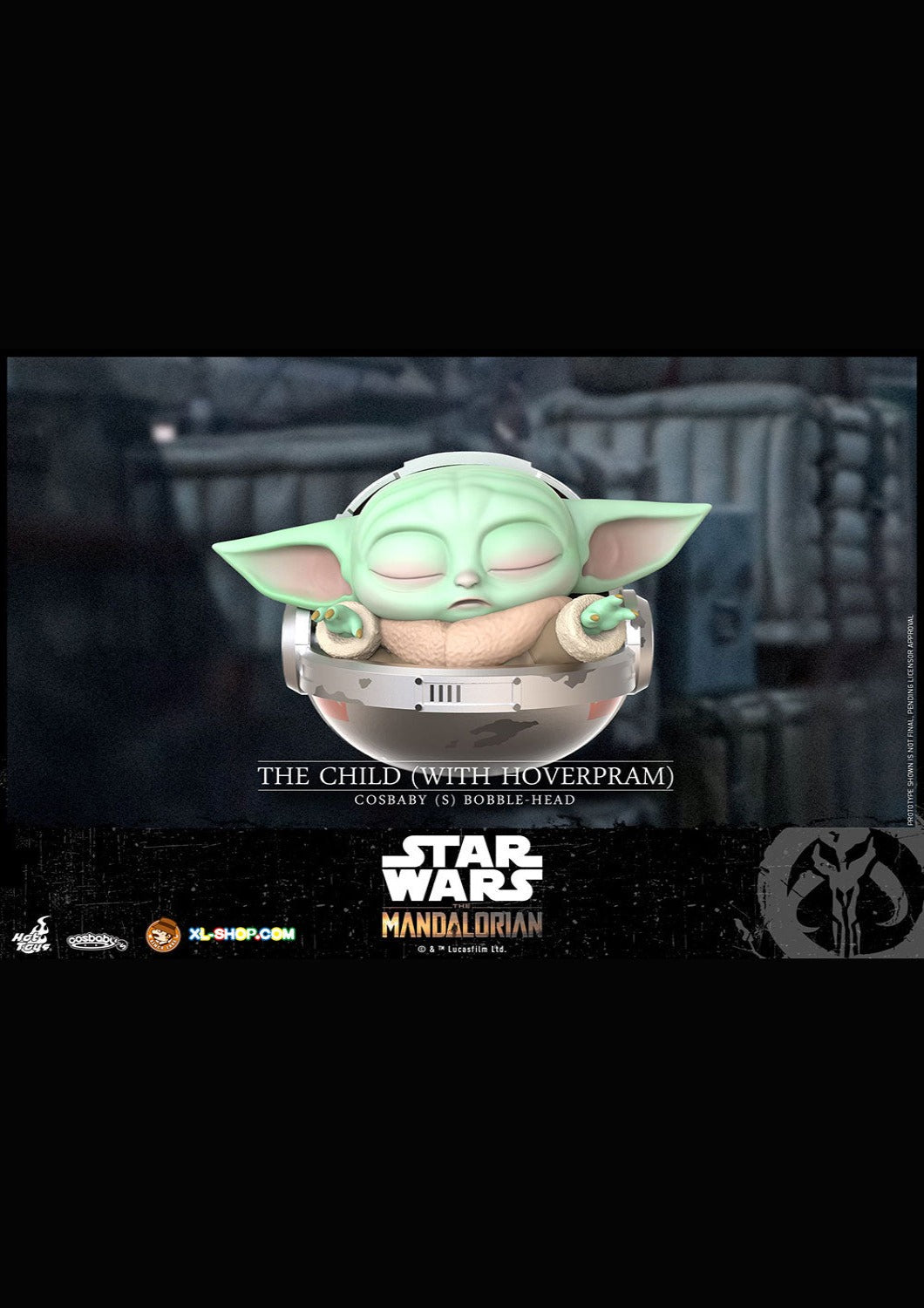 COSBABY STAR WARS THE CHILD (WITH HOVERPRAM) BOBBLE HEAD COSB842 - Anotoys Collectibles
