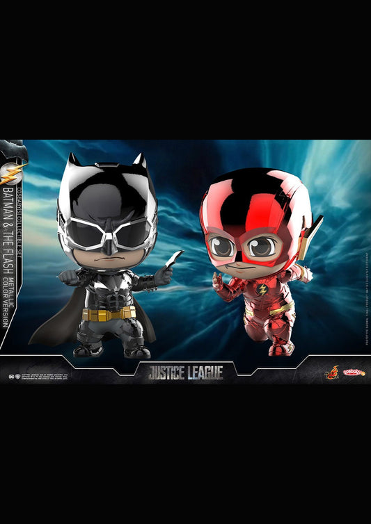 COSBABY JUSTICE LEAGUE BATMAN AND THE FLASH (METALLIC COLOR VERSION) - COSB398 - Anotoys Collectibles
