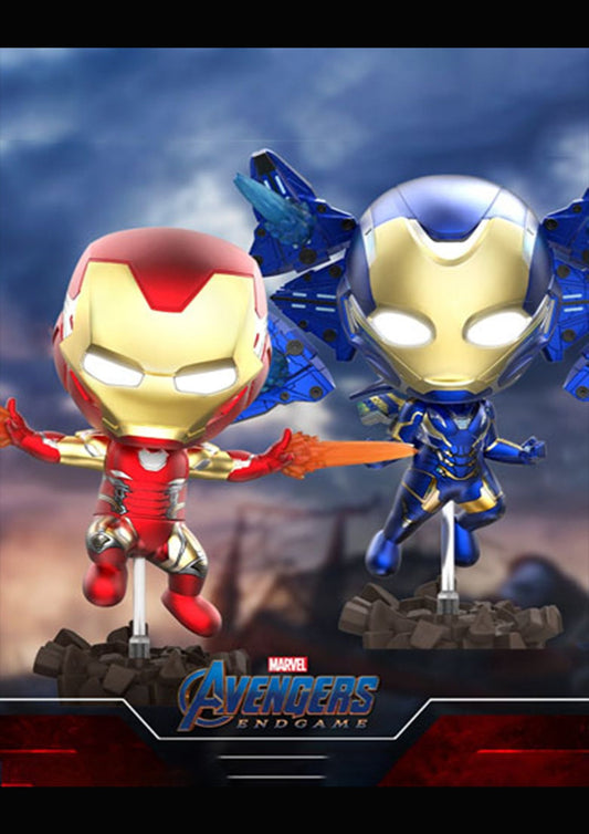COSBABY (S) IRON MAN & RESCUE BOBBLE-HEAD COLLECTIBLE SET - COSB650 - Anotoys Collectibles