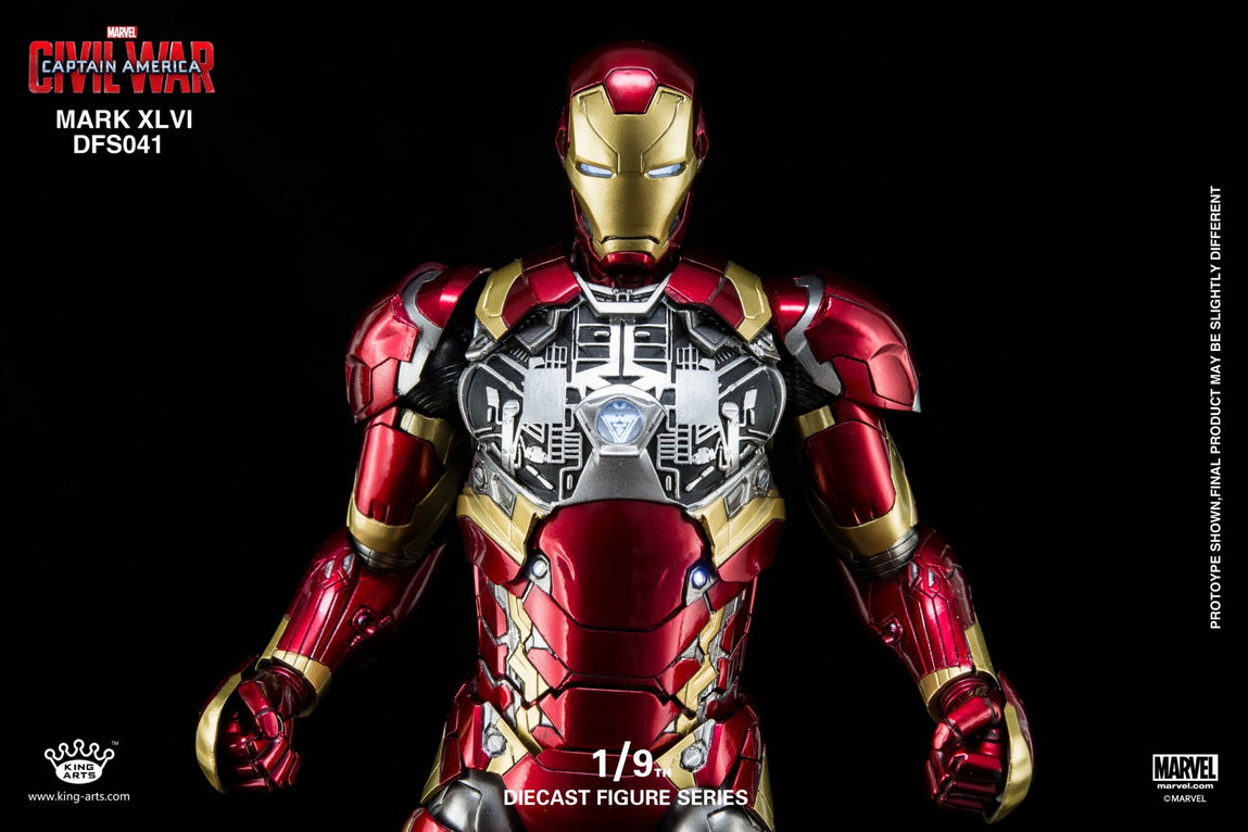 アイアンマン マーク XLVI のプラモデル FondJoy 1/7 インフィニティ SAGA シリーズ マーク XLIV