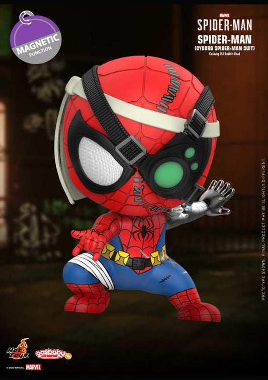 COSBABY SPIDER-MAN (CYBORG SPIDER-MAN SUIT) BOBBLE-HEAD - COSB773 - Anotoys Collectibles