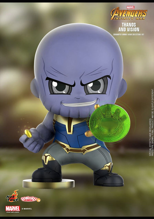 COSBABY THANOS AND VISION BOBBLE HEAD COLLECTIBLE SET - COSB503 - Anotoys Collectibles