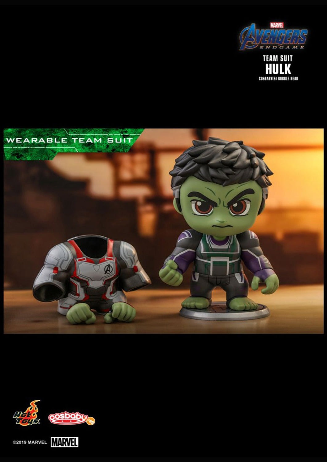 COSBABY HULK TEAM SUIT BOBBLE-HEAD - COSB551 - Anotoys Collectibles