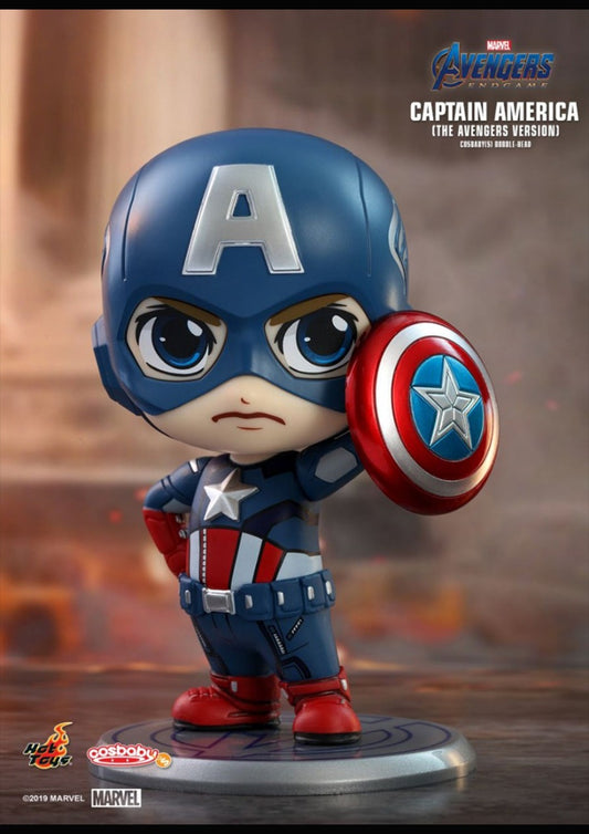 COSBABY AVENGERS ENDGAME CAPTAIN AMERICA (THE AVENGERS VERSION) BOBBLE-HEAD - COSB576 - Anotoys Collectibles