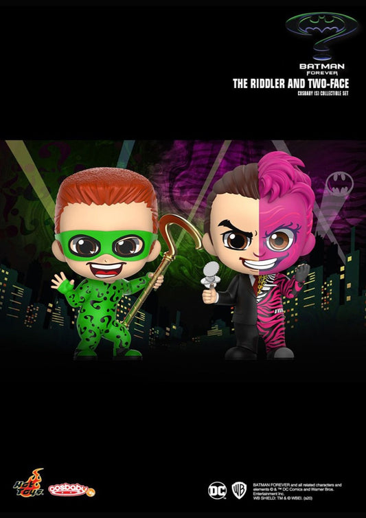 COSBABY (S) BATMAN FOREVER THE RIDDLER AND TWO-FACE COLLECTIBLE SET - COSB720 - Anotoys Collectibles