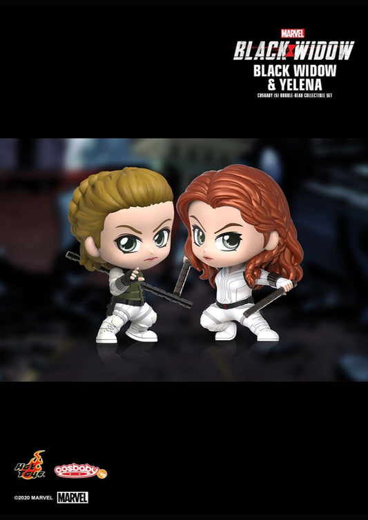 COSBABY (S) BLACK WIDOW & YELENA BOBBLE-HEAD COLLECTIBLE SET - COSB752 - Anotoys Collectibles