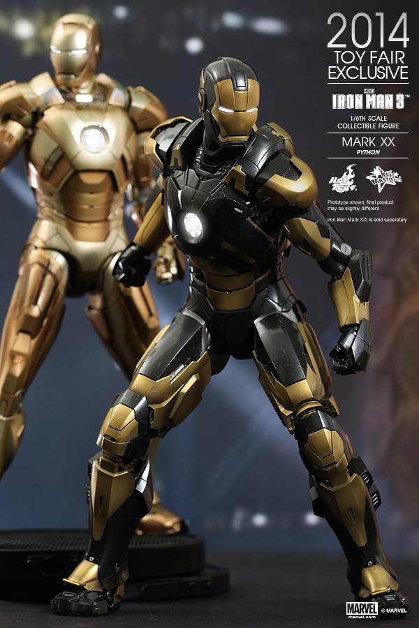 HOT TOYS MARVEL IRON MAN 3: MARK XX (20) PYTHON - MMS248 - Anotoys Collectibles